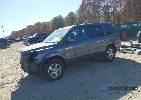 2007 Honda Pilot Ex from USA, damaged, VIN 5FNYF28477B029544